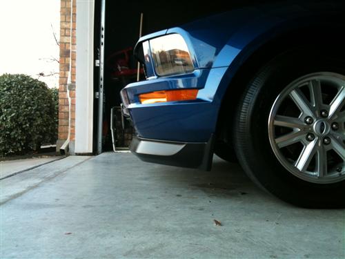 Customer Image - 2005-09 Mustang V6 Front Chin Spoiler