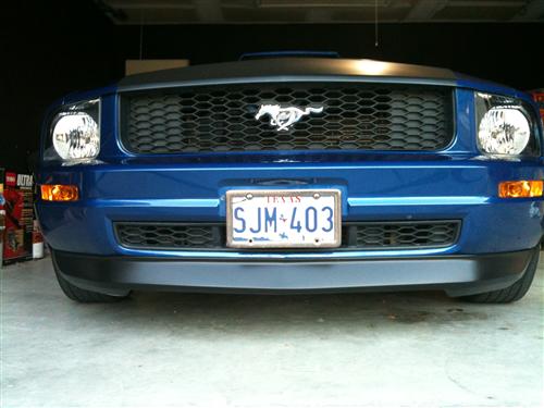 Customer Image - 2005-09 Mustang V6 Front Chin Spoiler