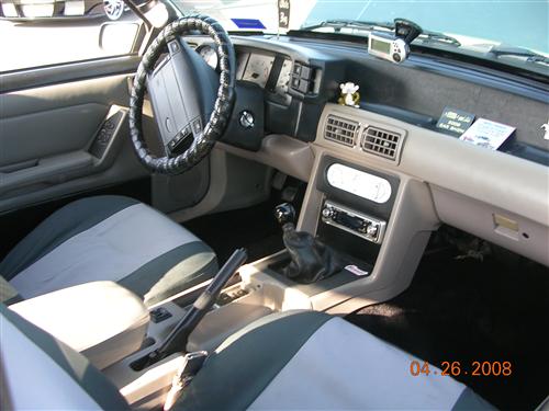 Mustang Floor Carpet Coupe & Hatchback Black (82-93)