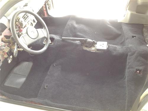 Mustang Floor Carpet Coupe & Hatchback Black (82-93)