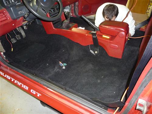 Mustang Floor Carpet Coupe & Hatchback Black (82-93)