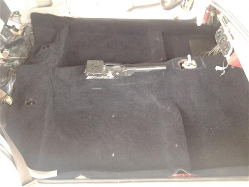 Mustang Floor Carpet Coupe & Hatchback Black (82-93)