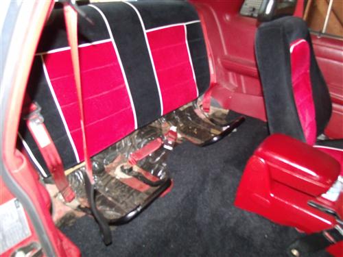 Mustang Floor Carpet Coupe & Hatchback Black (82-93)