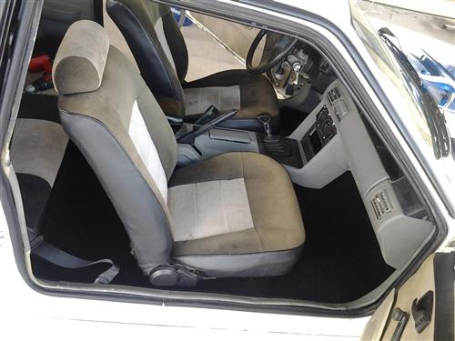 Mustang Floor Carpet Coupe & Hatchback Black (82-93)
