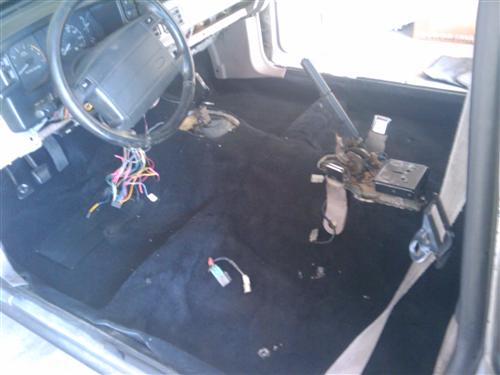 Mustang Floor Carpet Coupe & Hatchback Black (82-93)