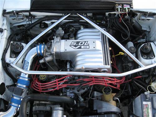 Mustang BBK V8 Fenderwell Cold Air Intake Kit (89-93)