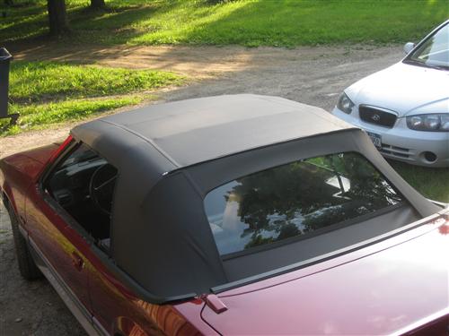 1983-90 Mustang Black Convertible Top Kit