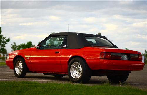 1983-90 Mustang Black Convertible Top Kit