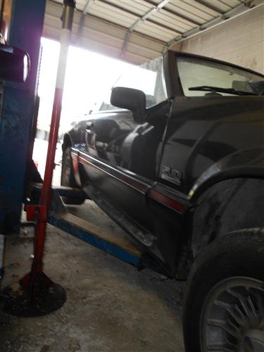 1983-90 Mustang Black Convertible Top Kit