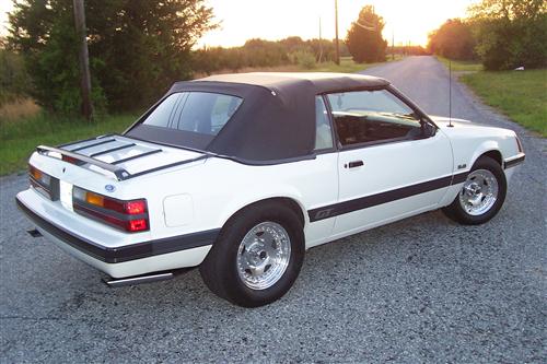 1983-90 Mustang Black Convertible Top Kit