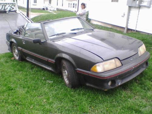 1983-90 Mustang Black Convertible Top Kit