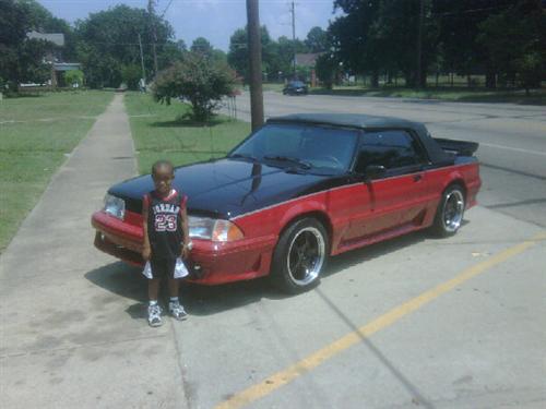 1983-90 Mustang Black Convertible Top Kit