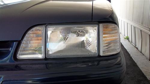 Customer Image - 1987-93 Mustang Economy Headlight Kit with Clear Sidemarkers