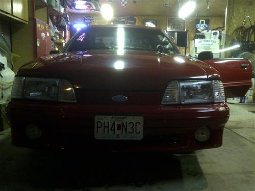 Customer Image - 1987-93 Mustang Economy Headlight Kit with Clear Sidemarkers
