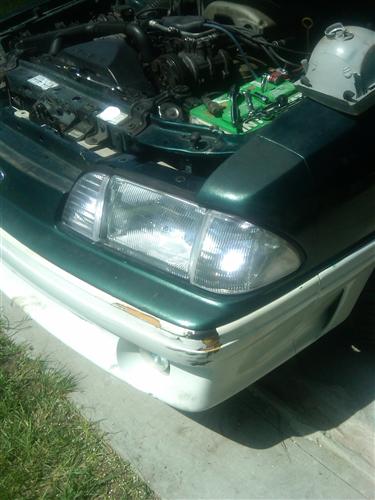 Customer Image - 1987-93 Mustang Economy Headlight Kit with Clear Sidemarkers