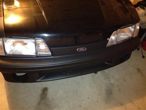 Customer Image - 1987-93 Mustang Economy Headlight Kit with Clear Sidemarkers