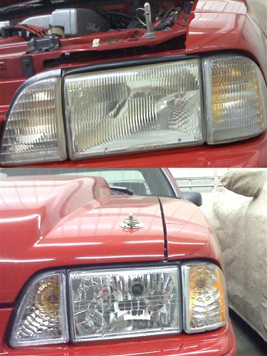 1987-93 Mustang Ultra Clear Headlight Kit