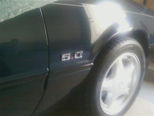 1979-93 Mustang Chrome 5.0L Fender Emblem