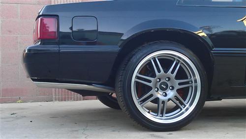 1986-97 Mustang 2.5" Stainless Steel LX Tailpipes