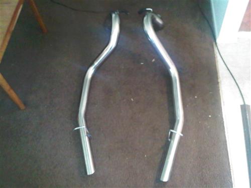 1986-97 Mustang 2.5" Stainless Steel LX Tailpipes