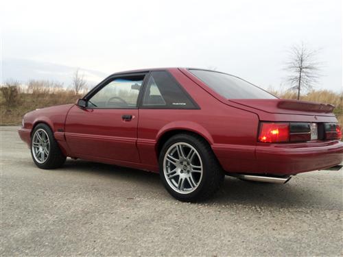 1986-97 Mustang 2.5" Stainless Steel LX Tailpipes