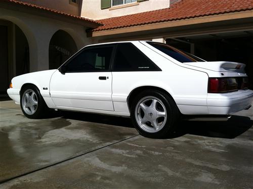 1986-97 Mustang 2.5" Stainless Steel LX Tailpipes
