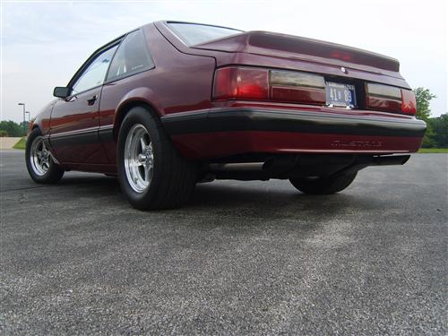 1986-97 Mustang 2.5" Stainless Steel LX Tailpipes