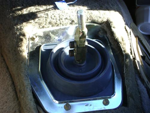 1979-04 Mustang Lower Shift Boot with Metal Ring