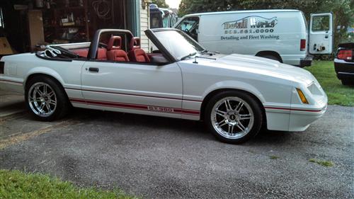 ... Mustang SVE Styling Bar W/O Brake Light Black Convertible - Fox Body