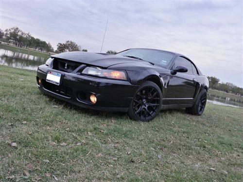 1994-04 Mustang Flat Black SVE Drift - 18X9