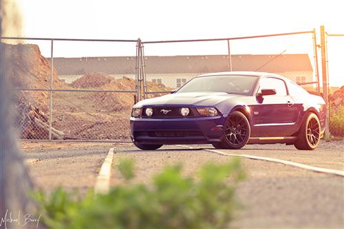 1994-04 Mustang Flat Black SVE Drift - 18X9