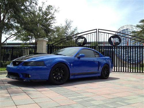 1994-04 Mustang Flat Black SVE Drift - 18X9