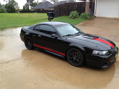 1994-04 Mustang Flat Black SVE Drift - 18X9
