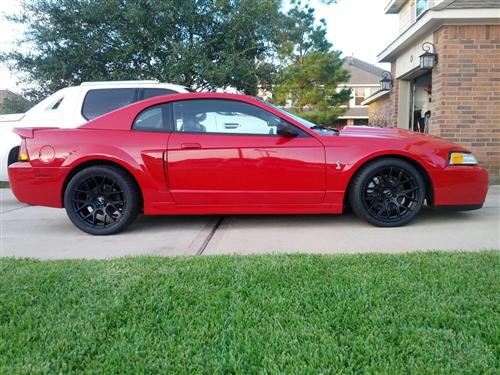 1994-04 Mustang Flat Black SVE Drift - 18X9
