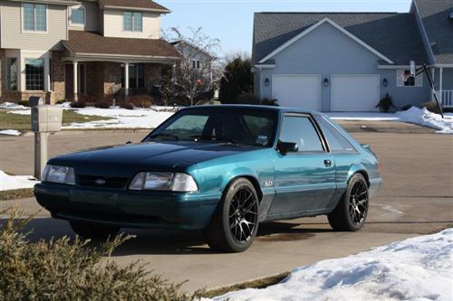 1994-04 Mustang Flat Black SVE Drift - 18X9