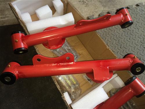 1979-04 Mustang SVE Tubular Rear Upper And Lower Control Arm Kit, Red
